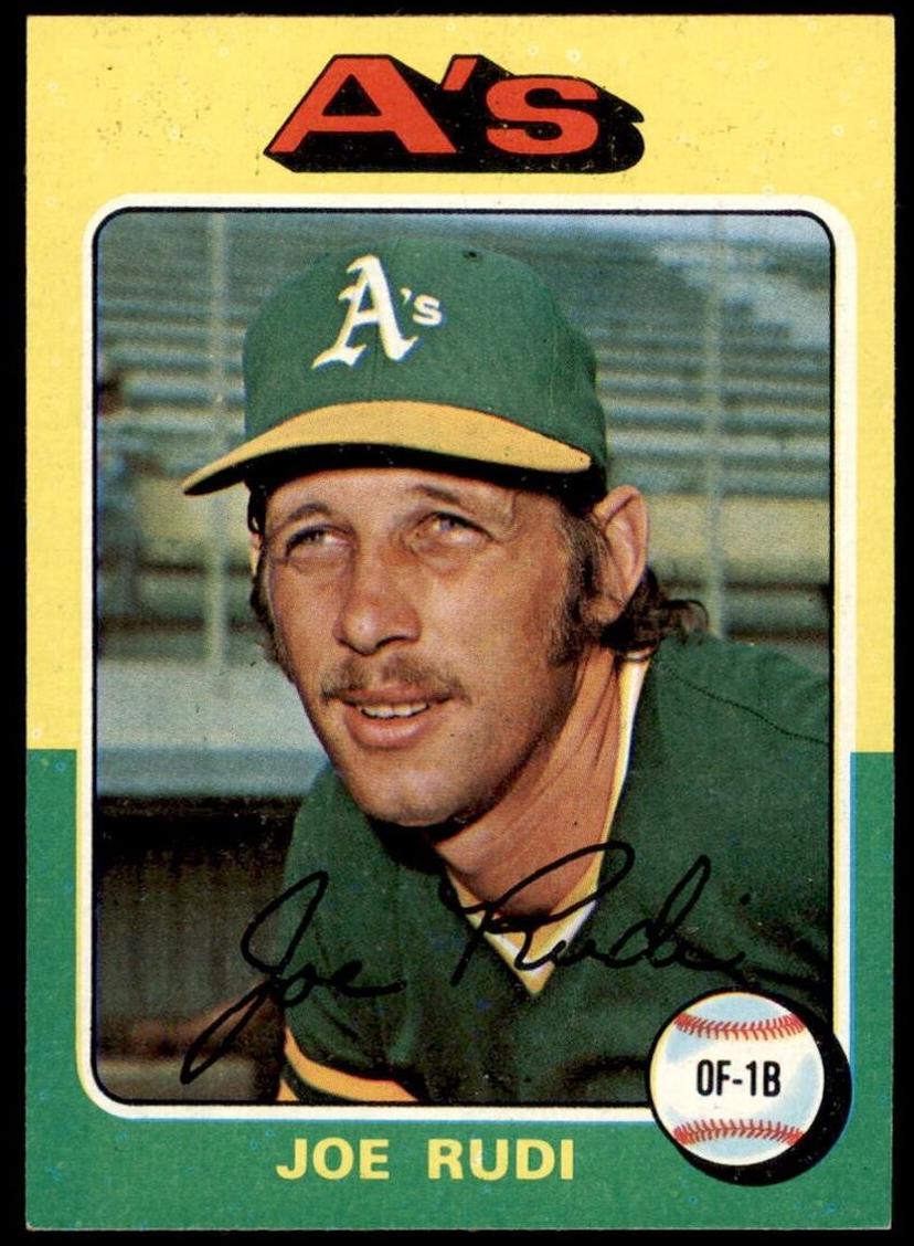 1975 Topps Baseball Joe Rudi #45