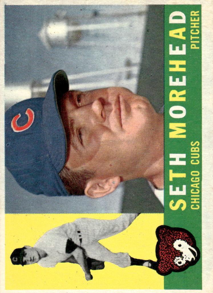 1960 Topps Baseball Seth Morehead #504