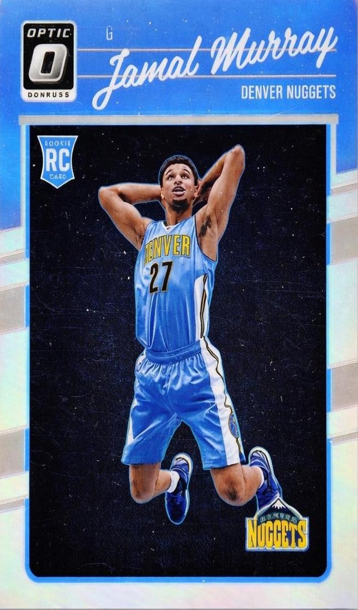 2016 Donruss Optic Basketball Holo Jamal Murray #157 PSA 8