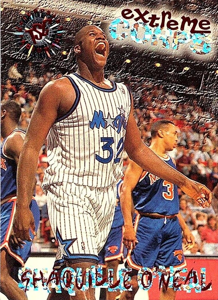 1995 Topps Stadium Club Basketball Extreme Corps Shaquille O'Neal #119