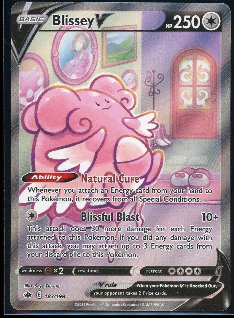 2021 Pokemon Chilling Reign Full Art Blissey #183