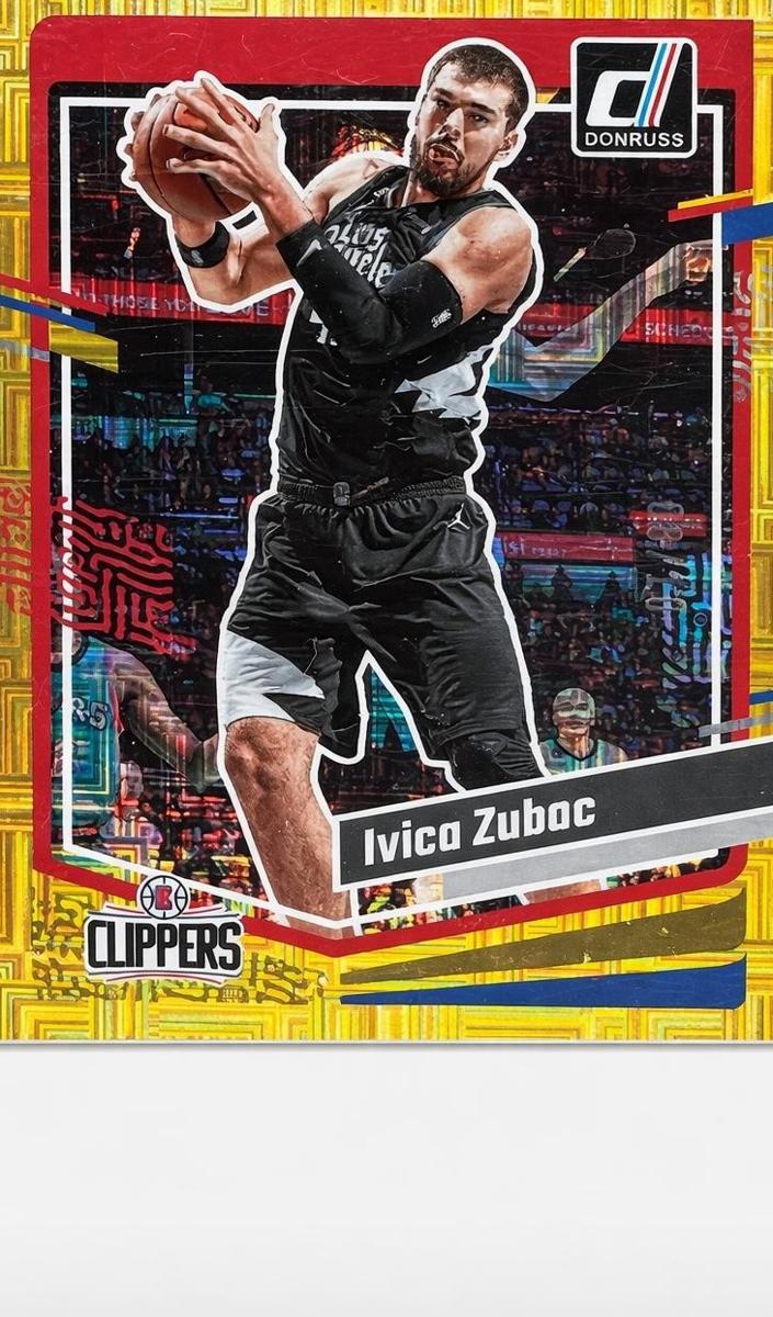 2023 Panini Donruss Basketball Choice Gold Ivica Zubac #107