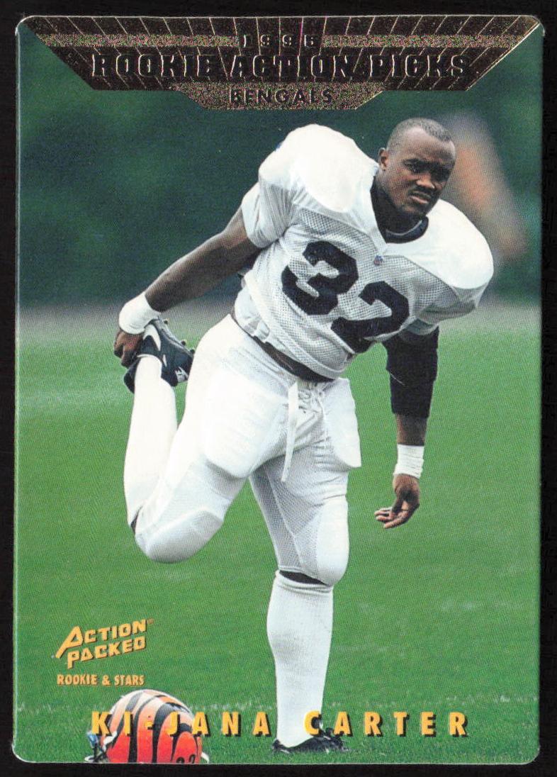 1995 Action Packed Rookies and Stars Football Ki-Jana Carter #89