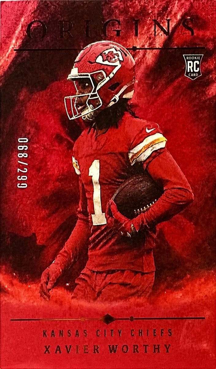 2024 Panini Origins Football Holo Red Xavier Worthy #150 SGC 9.5