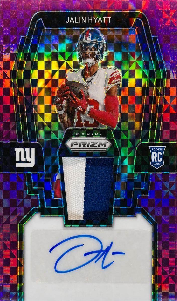 2023 Panini Prizm Football Purple Power Jalin Hyatt #RPA-JH