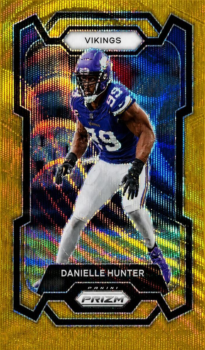 2023 Panini Prizm Football Gold Wave Danielle Hunter #193