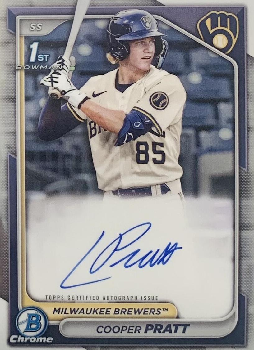 2024 Bowman Baseball Cooper Pratt #CPA-CPR PSA 9