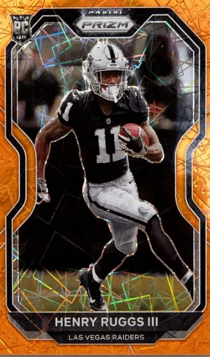 2020 Panini Prizm Football Lazer Henry Ruggs III #372 PSA 9