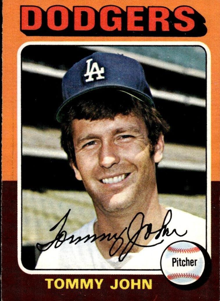 1975 O-Pee-Chee Baseball Tommy John #47 PSA 7