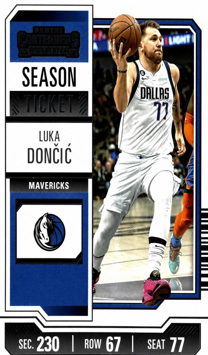 2023 Panini Contenders Basketball Retail Luka Doncic #61 PSA 8.5