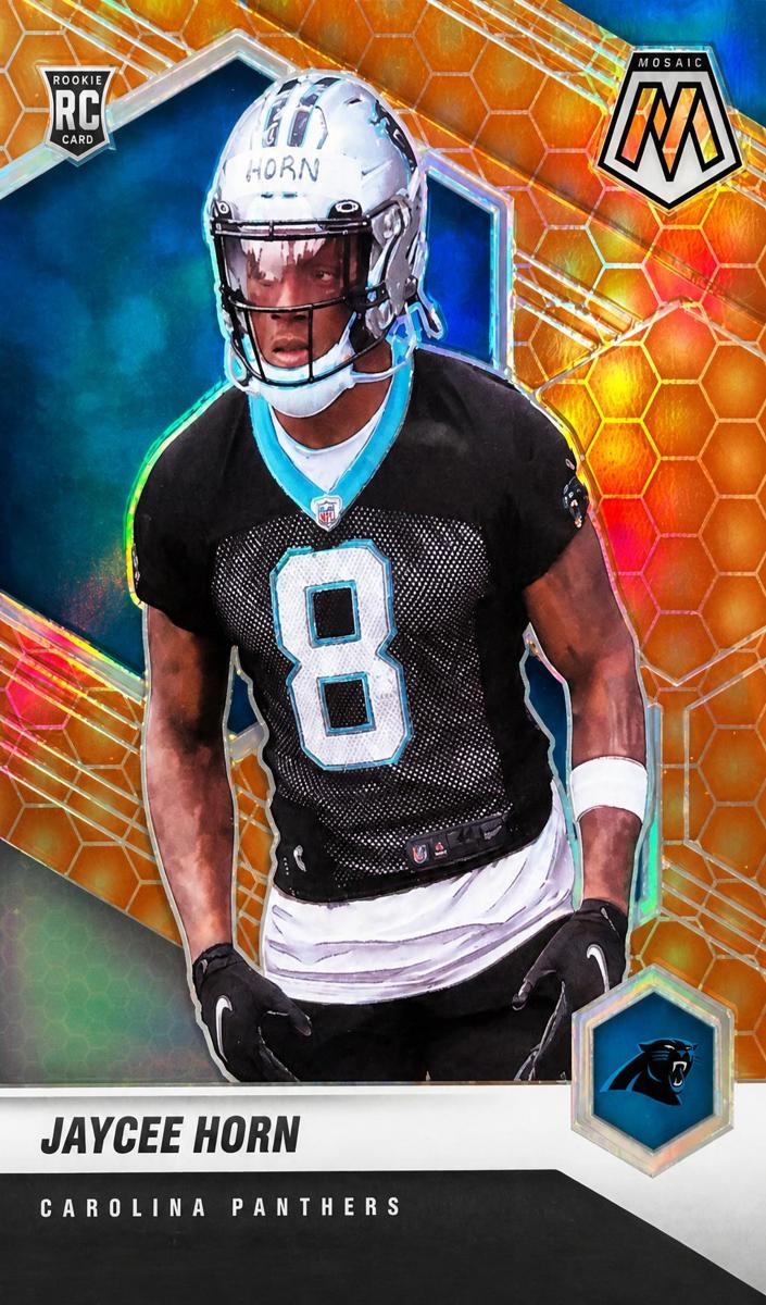 2021 Panini Mosaic Football Honeycomb Jaycee Horn #343 PSA 9