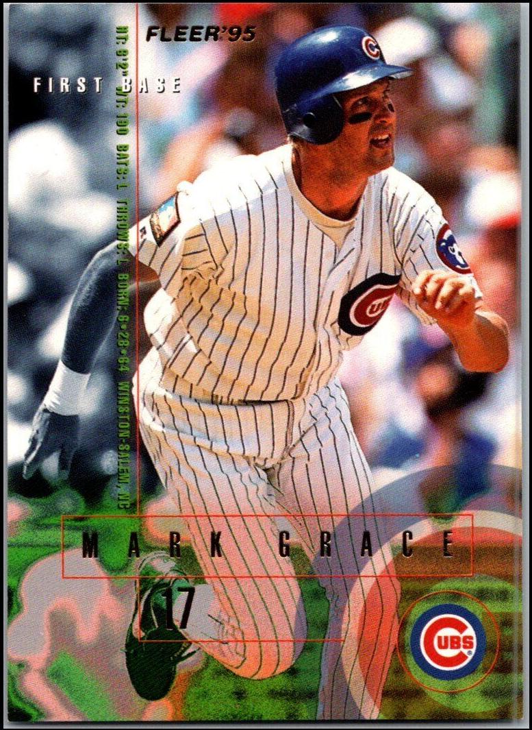 1995 Fleer Baseball Mark Grace #415