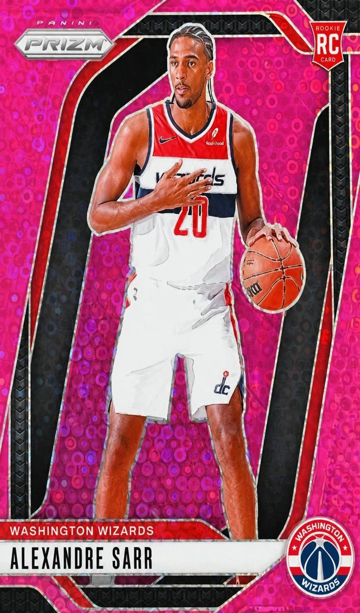 2024 Panini Prizm Basketball Fast Break Pink Alexandre Sarr #264 PSA 10