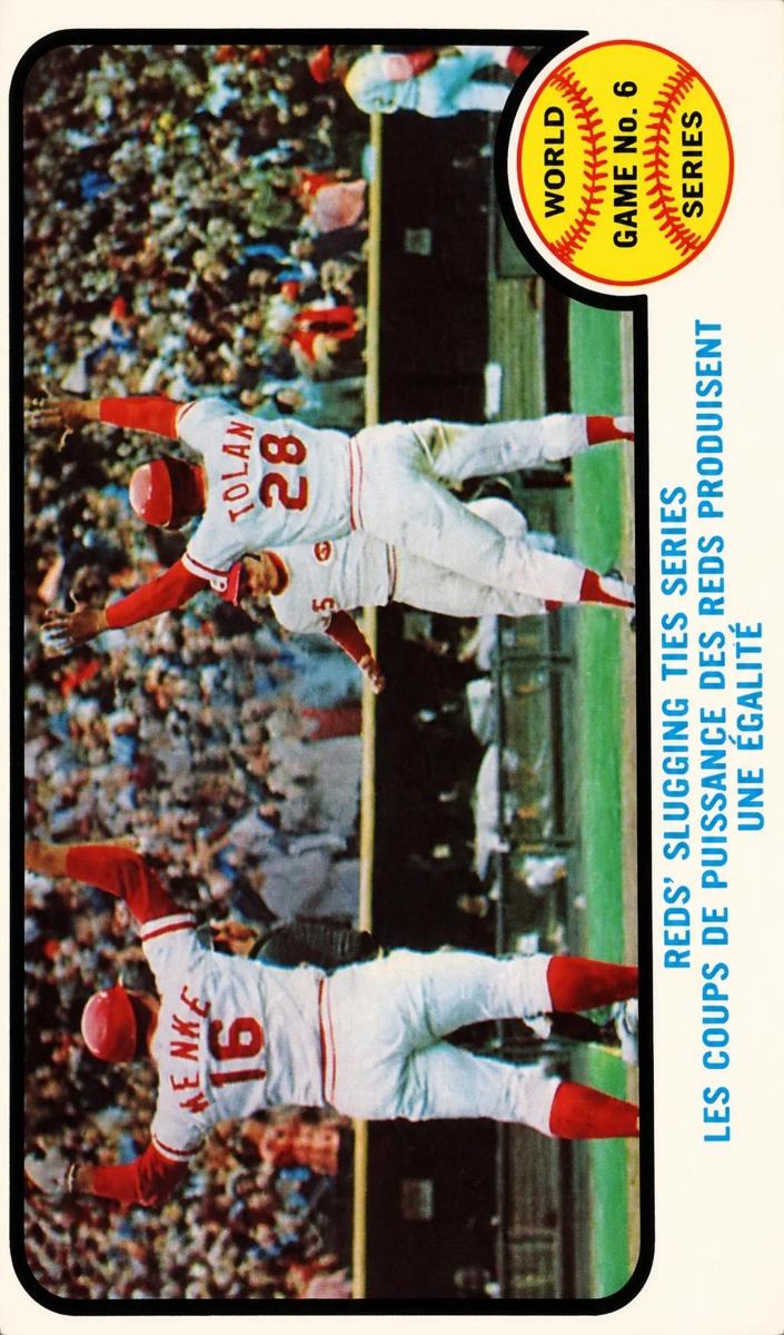 1973 O-Pee-Chee Baseball World Series Game 6 #208 PSA 7
