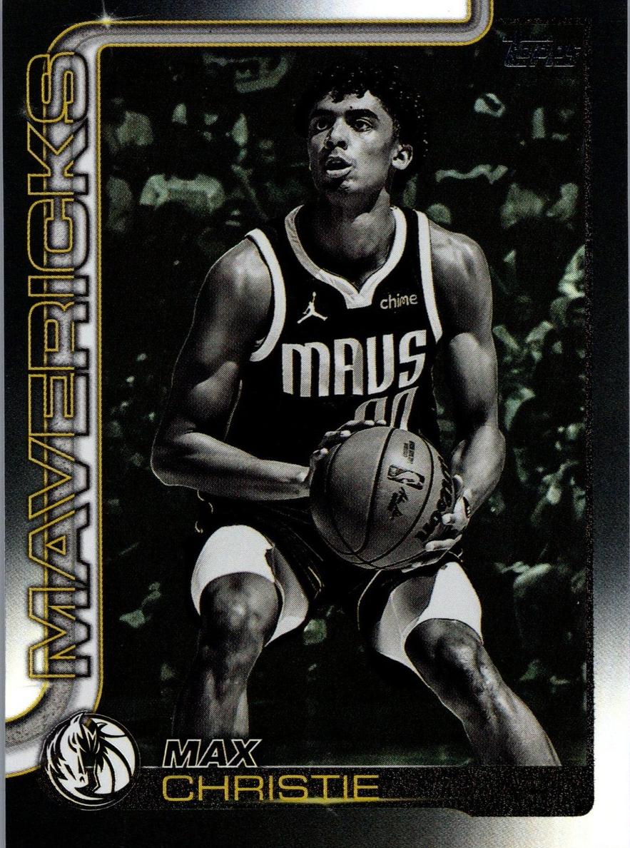 2025 Topps Basketball Blackout Max Christie #174