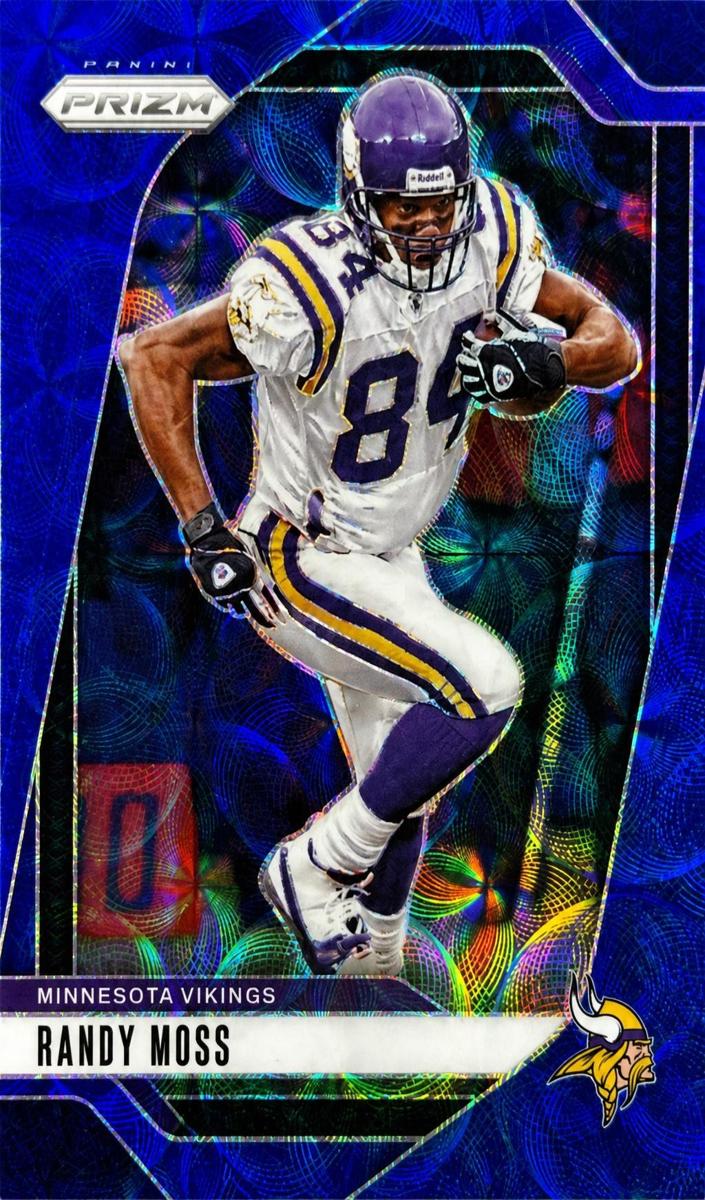 2024 Panini Prizm Football Choice Blue Randy Moss #192