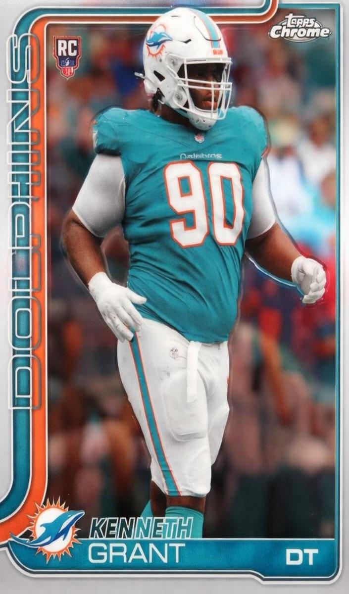2025 Topps Chrome Football Kenneth Grant #362