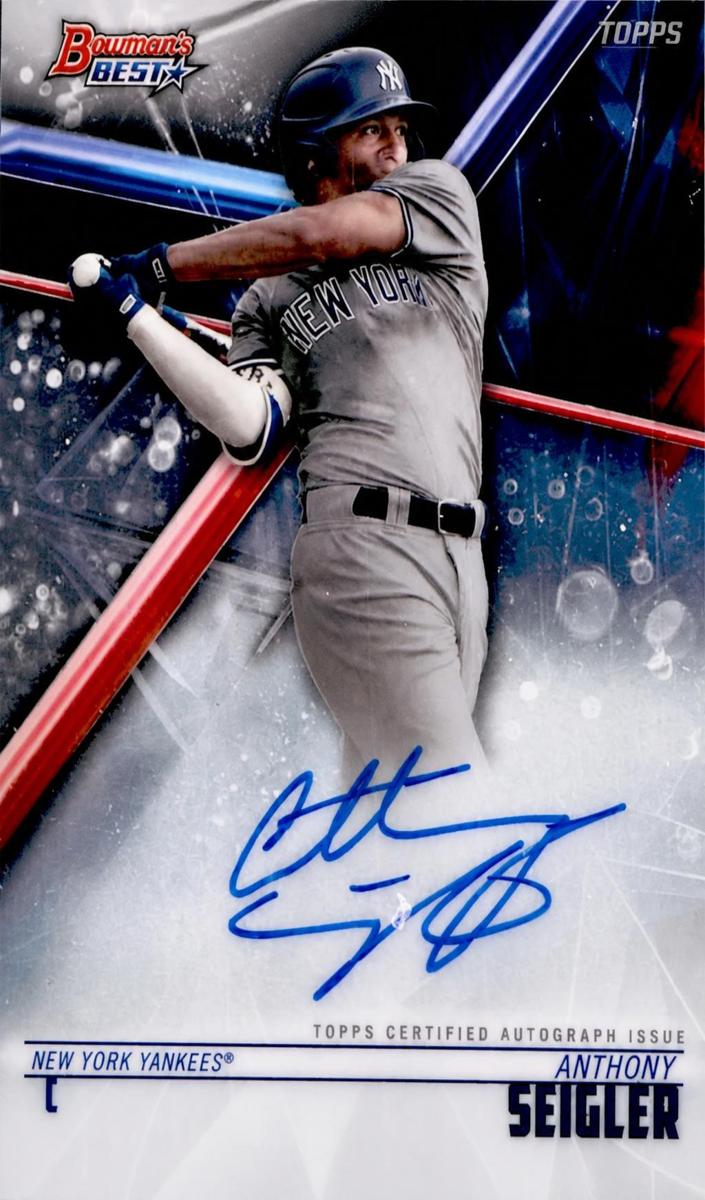 2018 Bowman's Best Baseball Anthony Seigler #B18-AS