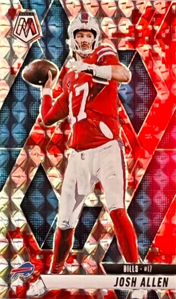 2025 Panini Mosaic Football Red Josh Allen #150