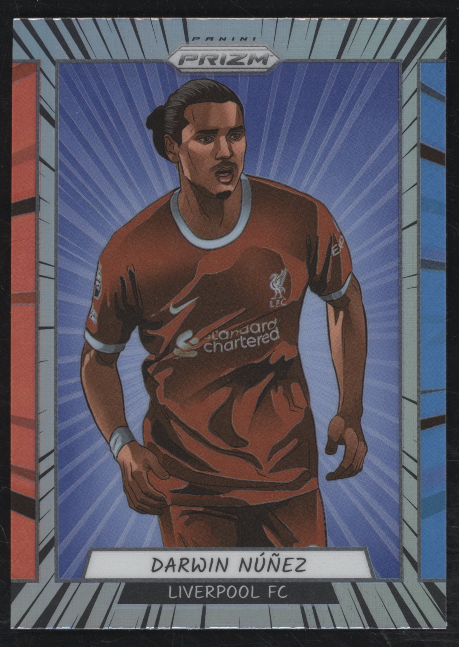 2023 Panini Prizm Premier League Soccer Darwin Nunez #14 SGC 8.5