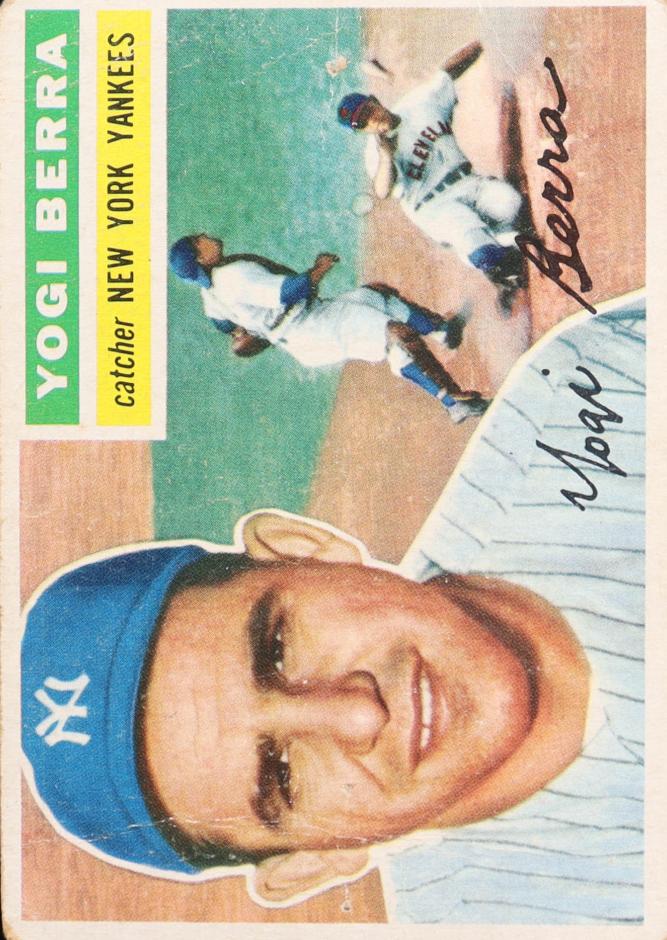 1956 Topps Baseball Yogi Berra #110 PSA 6.5
