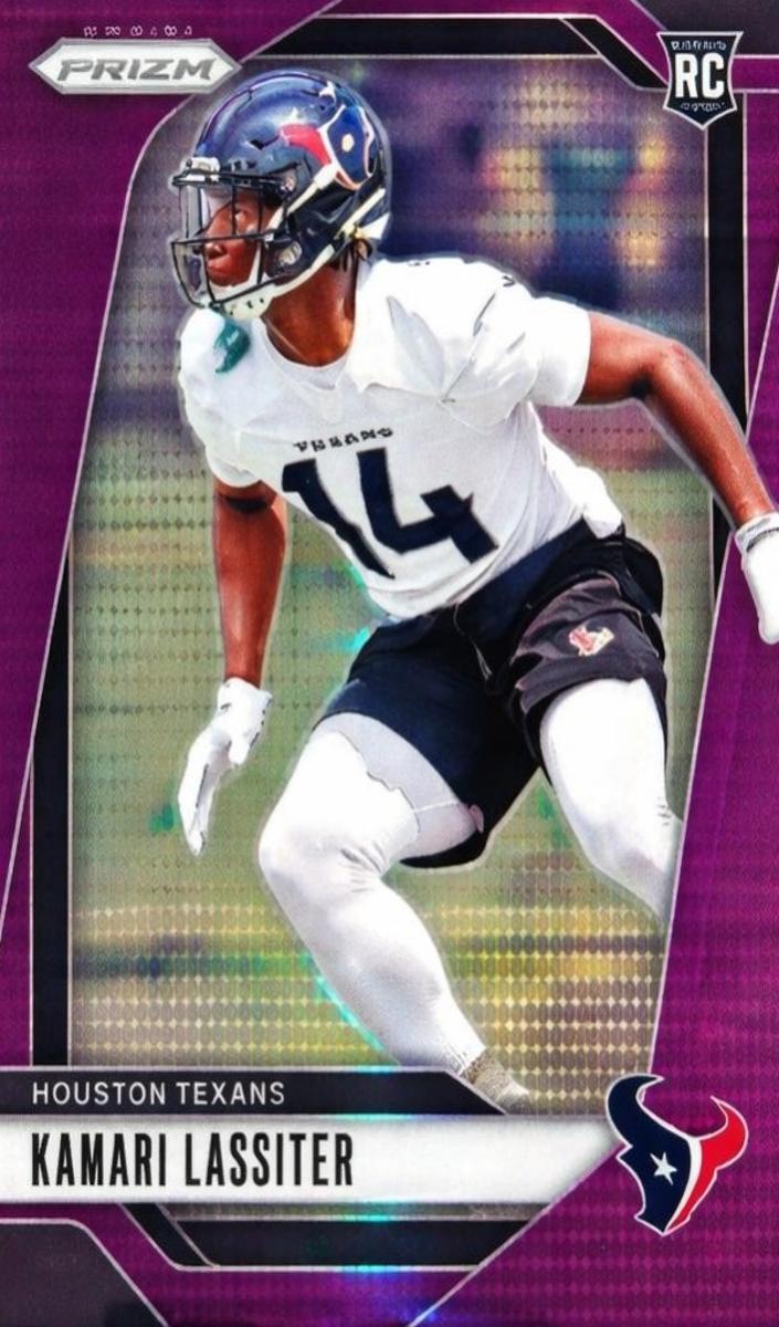 2024 Panini Prizm Football Purple Pulsar Kamari Lassiter #360