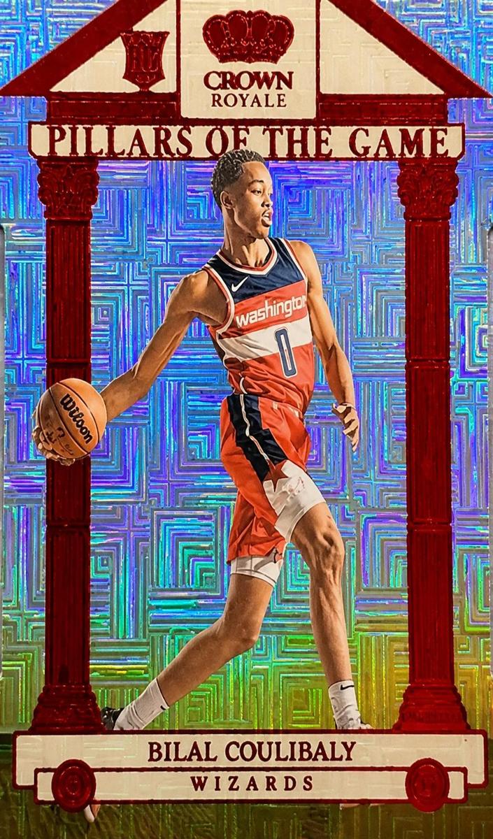 2023 Panini Crown Royale Basketball International Red Bilal Coulibaly #6