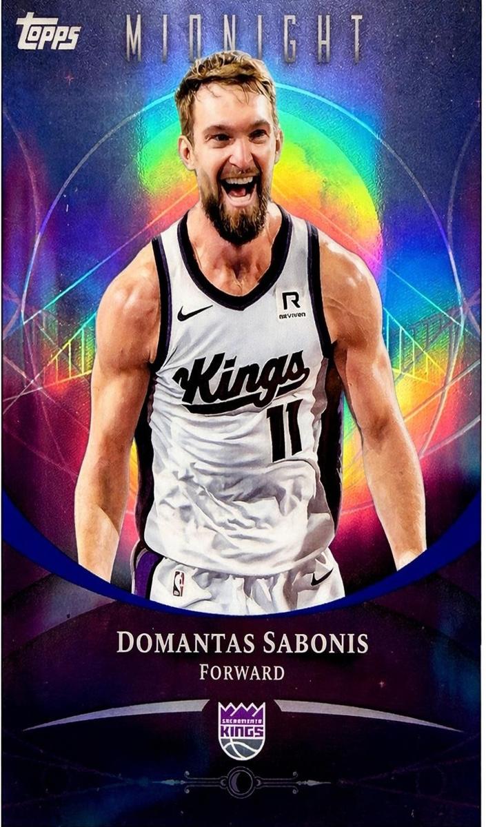 2025 Topps Midnight Basketball Domantas Sabonis #38