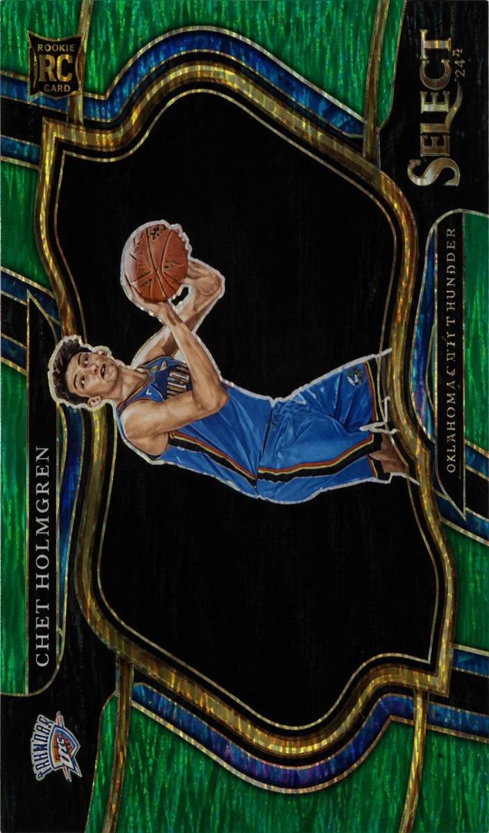 2022 Panini Select Basketball Green Wave Chet Holmgren #296