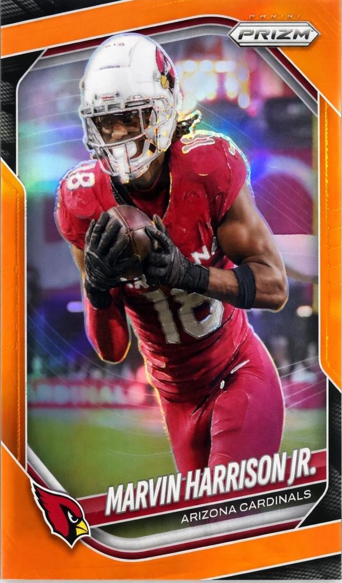 2025 Panini Prizm Football Orange Marvin Harrison Jr. #28