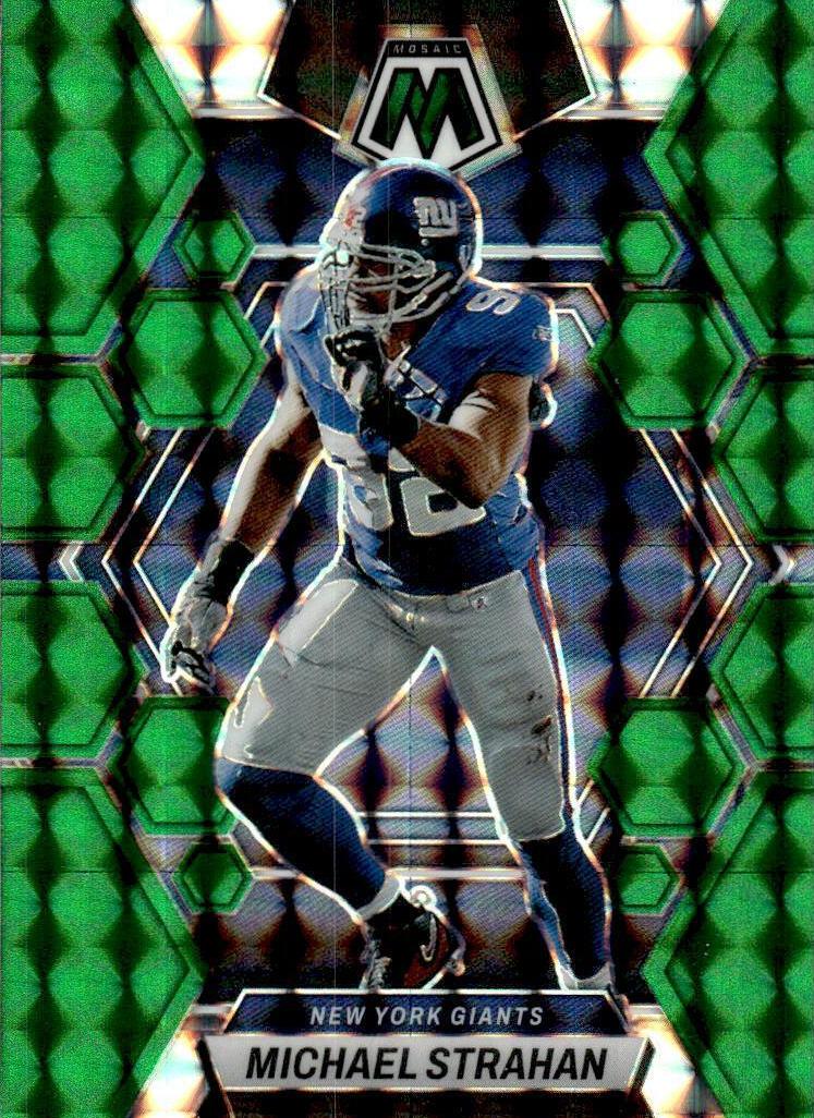 2023 Panini Mosaic Football Green Michael Strahan #182