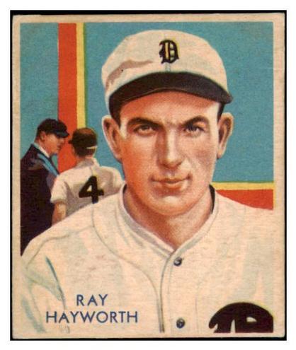 1934 R327 National Chicle Diamond Stars Baseball Ray Hayworth #90
