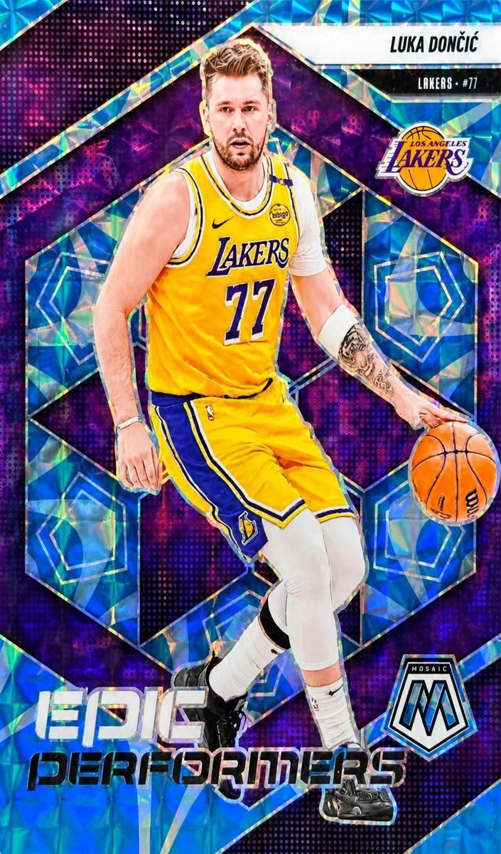 2024 Panini Mosaic Basketball Reactive Blue Luka Doncic #10
