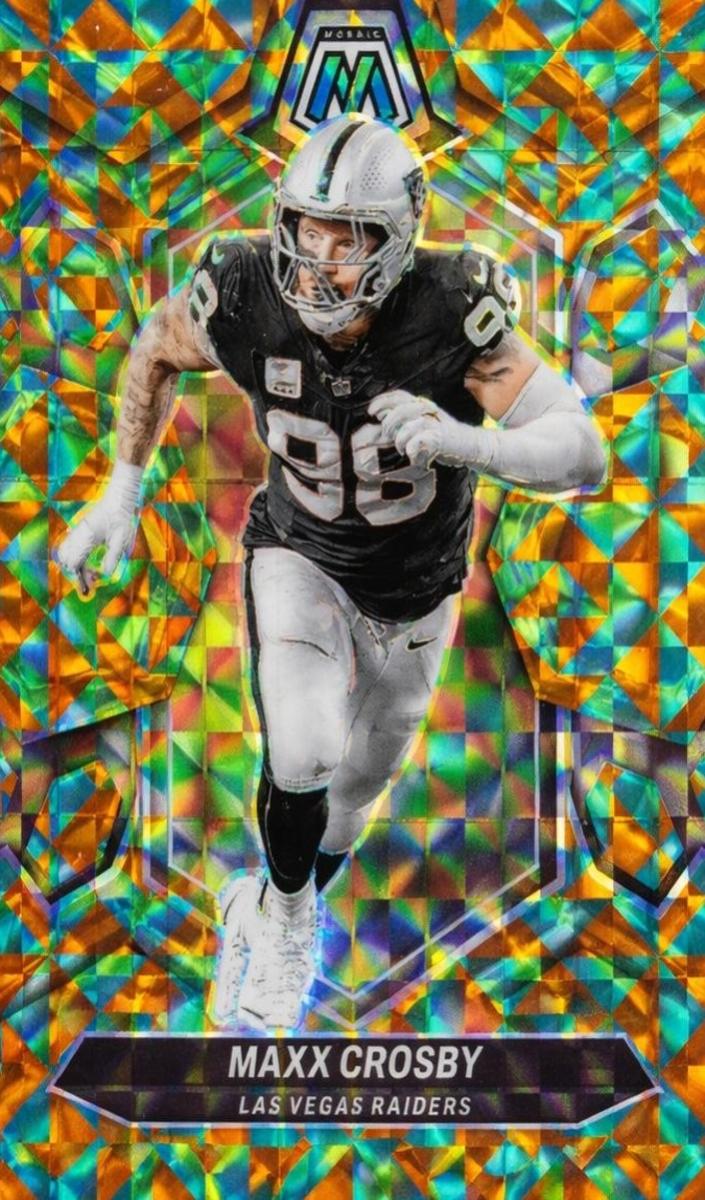 2024 Panini Mosaic Football Tessellation Maxx Crosby #118 PSA 9