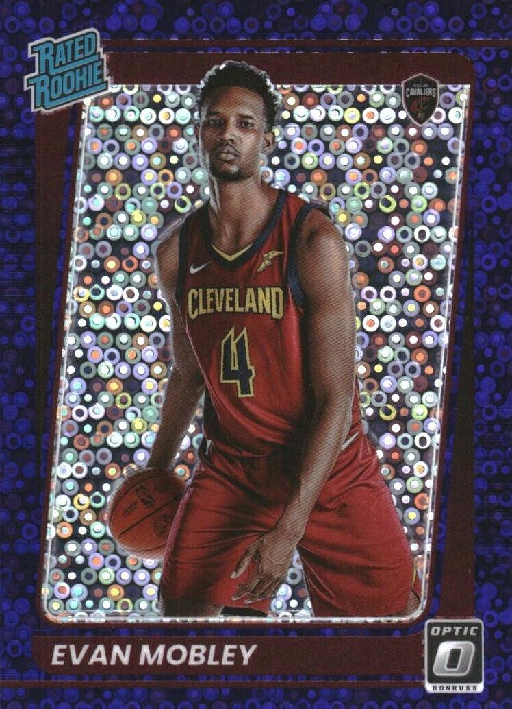 2021 Donruss Optic Basketball Fast Break Purple Evan Mobley #175