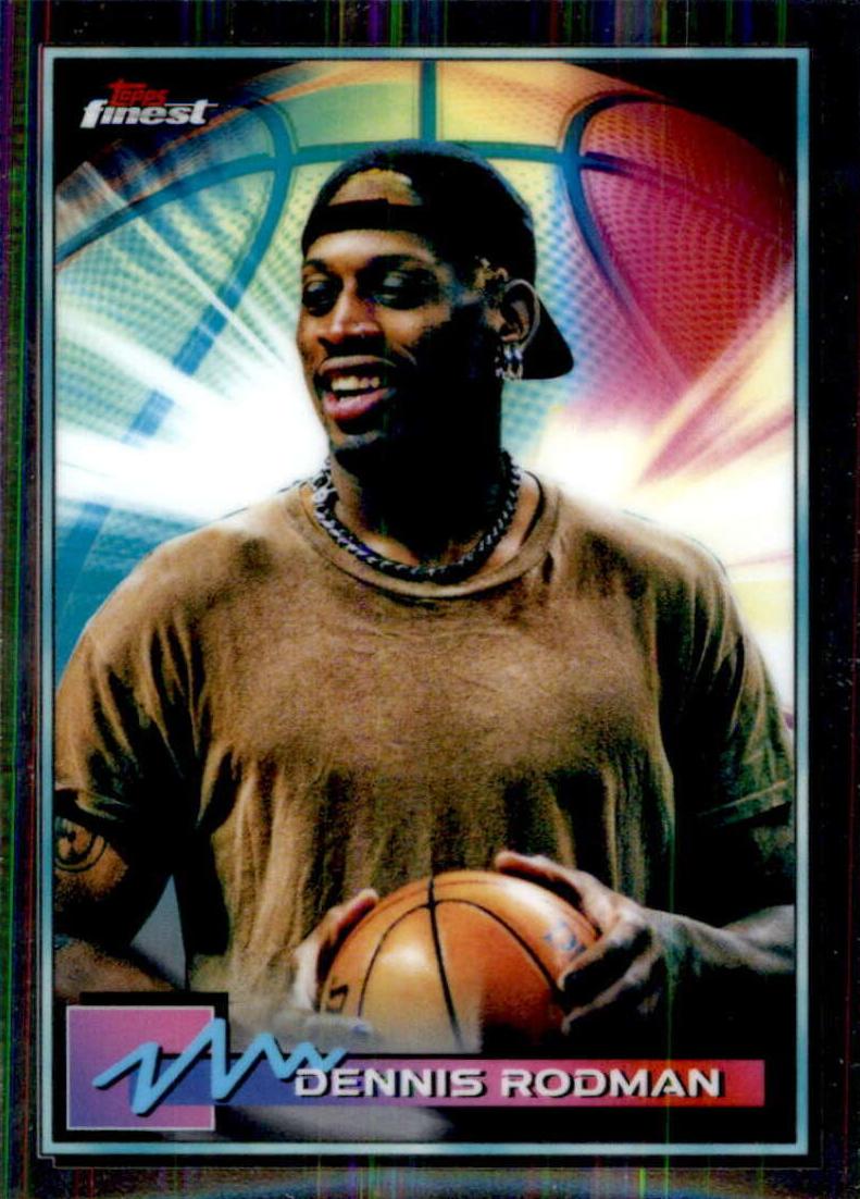 2021 Topps Finest Basketball Dennis Rodman #10