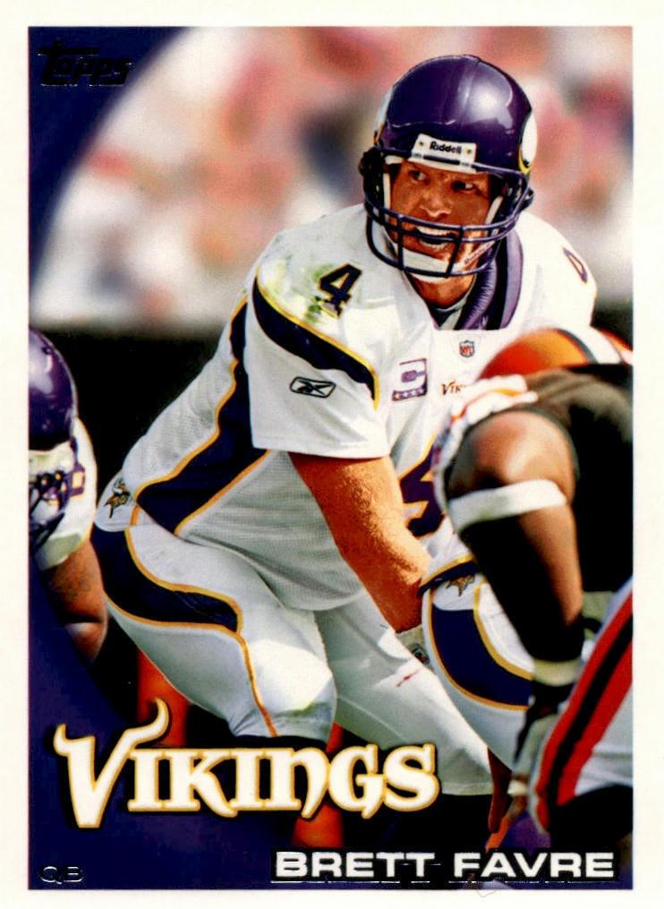 2010 Topps Football Brett Favre #60