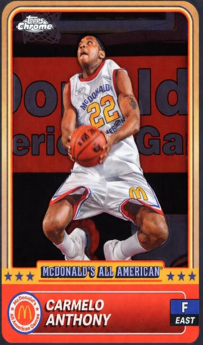 2024 Topps Chrome McDonald's All American Basketball Carmelo Anthony #43