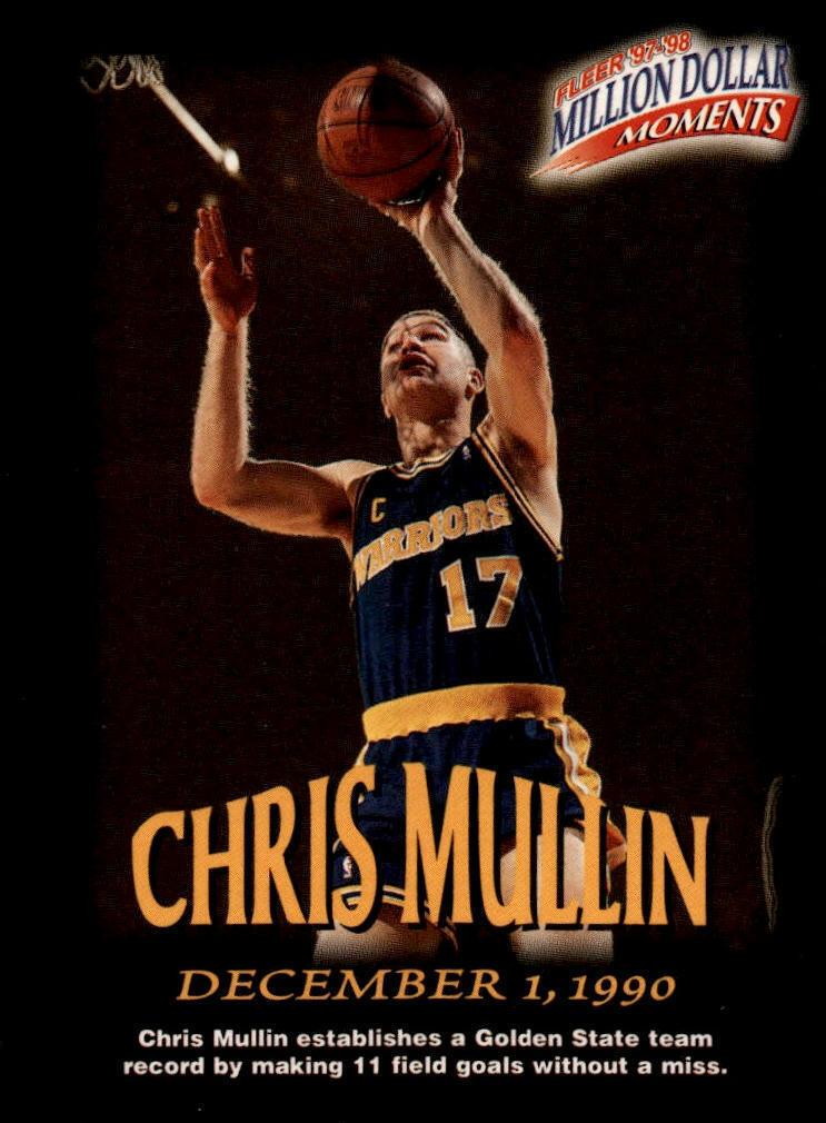 1997 Fleer Basketball Chris Mullin #44 PSA 9