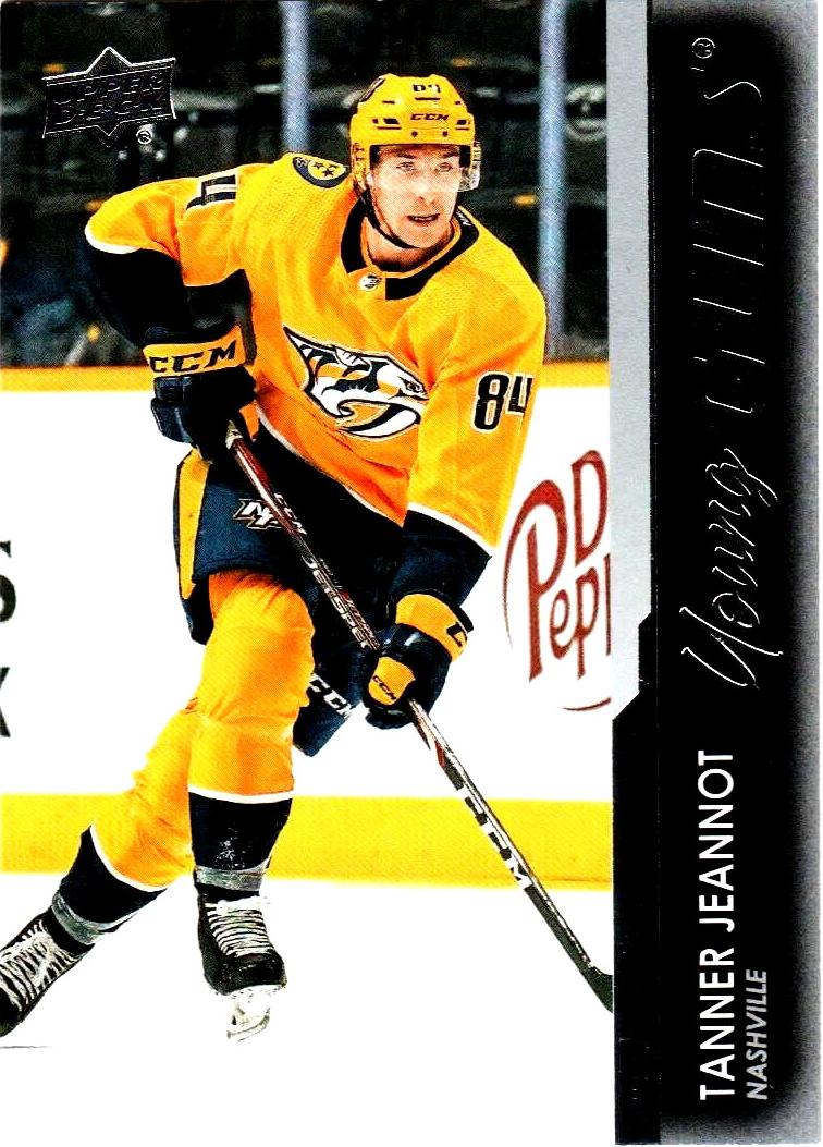 2021 Upper Deck Hockey Tanner Jeannot #222 PSA 10