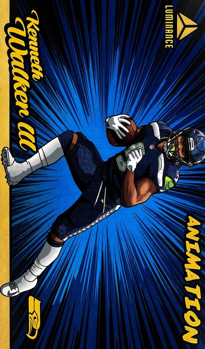 2023 Panini Luminance Football Kenneth Walker III #ANI-1