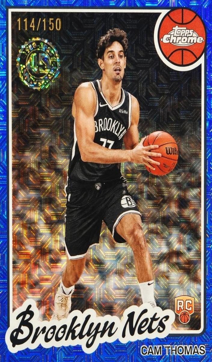 2025 Topps Basketball Blue Refractor Ben Saraf #TC-BS