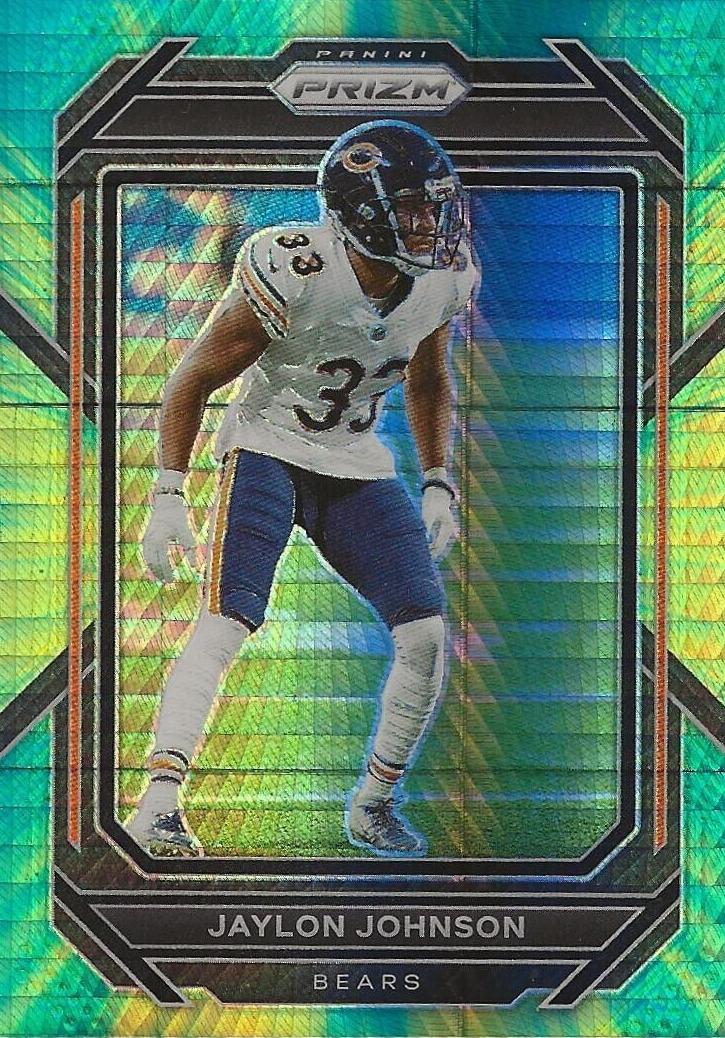 2022 Panini Prizm Football Hyper Jaylon Johnson #53