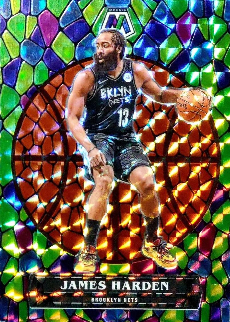 2020 Panini Mosaic Basketball James Harden #8 PSA 10