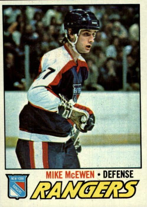 1977 Topps Hockey Mike McEwen #232 PSA 9