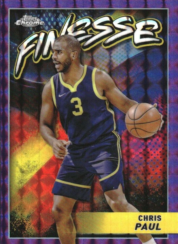 2023 Topps Chrome Basketball Purple Geometric Chris Paul #F-7