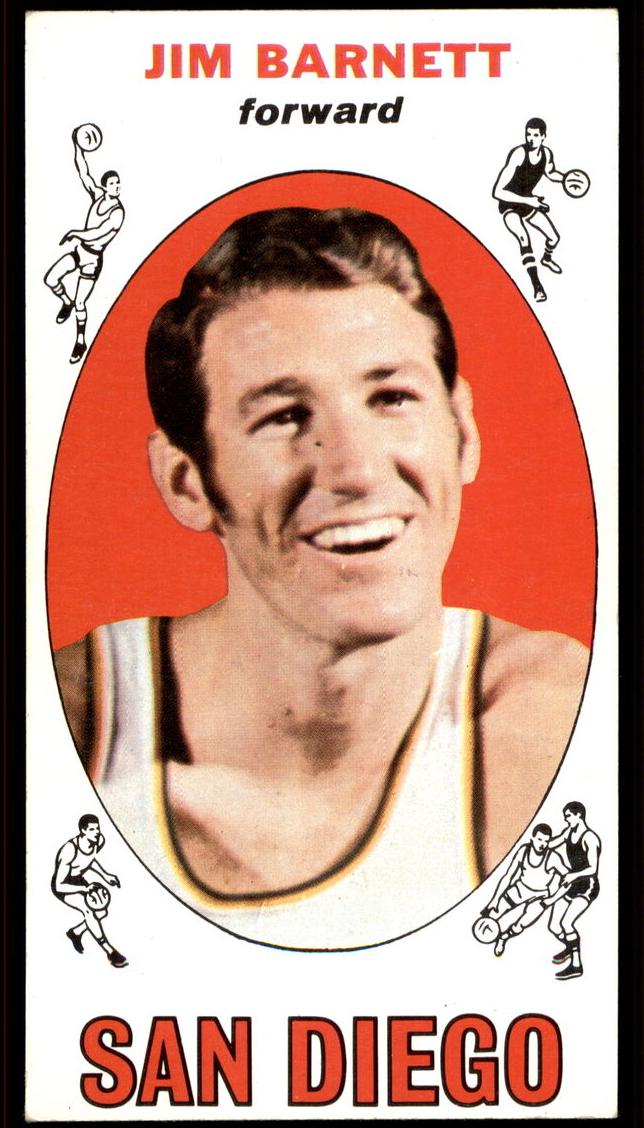 1969 Topps Basketball Jim Barnett #51