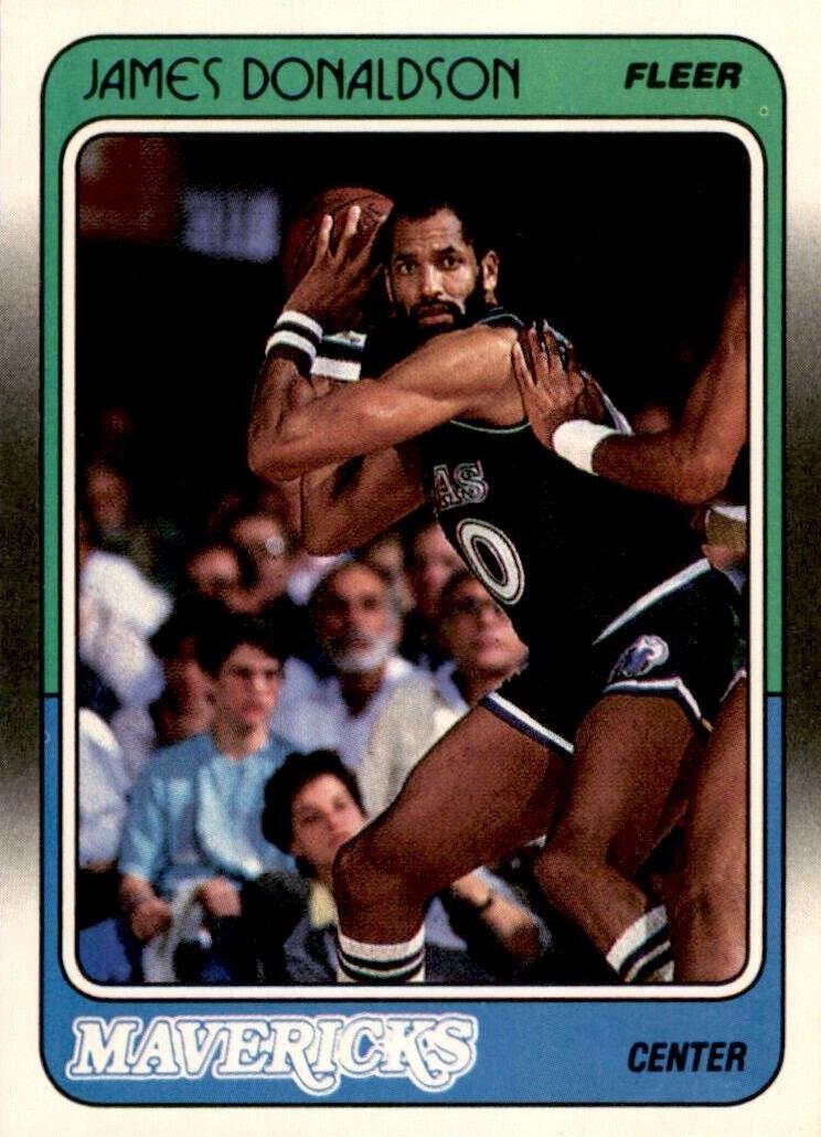 1988 Fleer Basketball James Donaldson #29 PSA 9