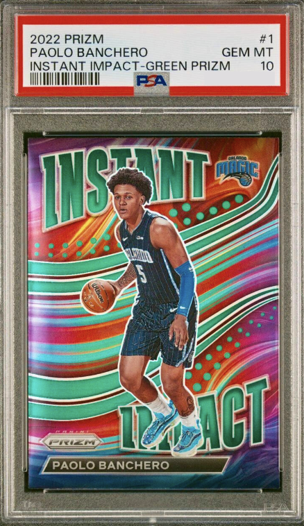2022 Panini Prizm Basketball Green Paolo Banchero #1