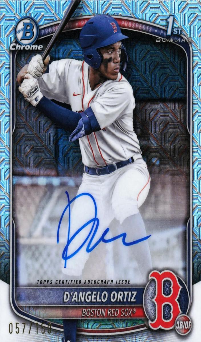 2025 Bowman Chrome Prospects Baseball Refractor D'Angelo Ortiz #CPA-DO SGC 10